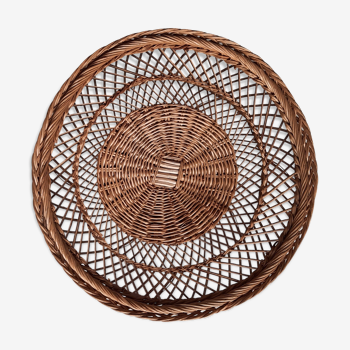 Wicker basket for decoration