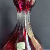 Overlay cut crystal carafe – Cristallerie d’Art Roger Gross Le Clairupt Baccarat