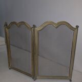 Small brass fire screen/fireplace screen