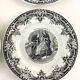 6 talking plates Creil and Montereau