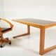 Mid-Century Desk and Matching Chair by Massimo Scolari for Giorgetti, Italy