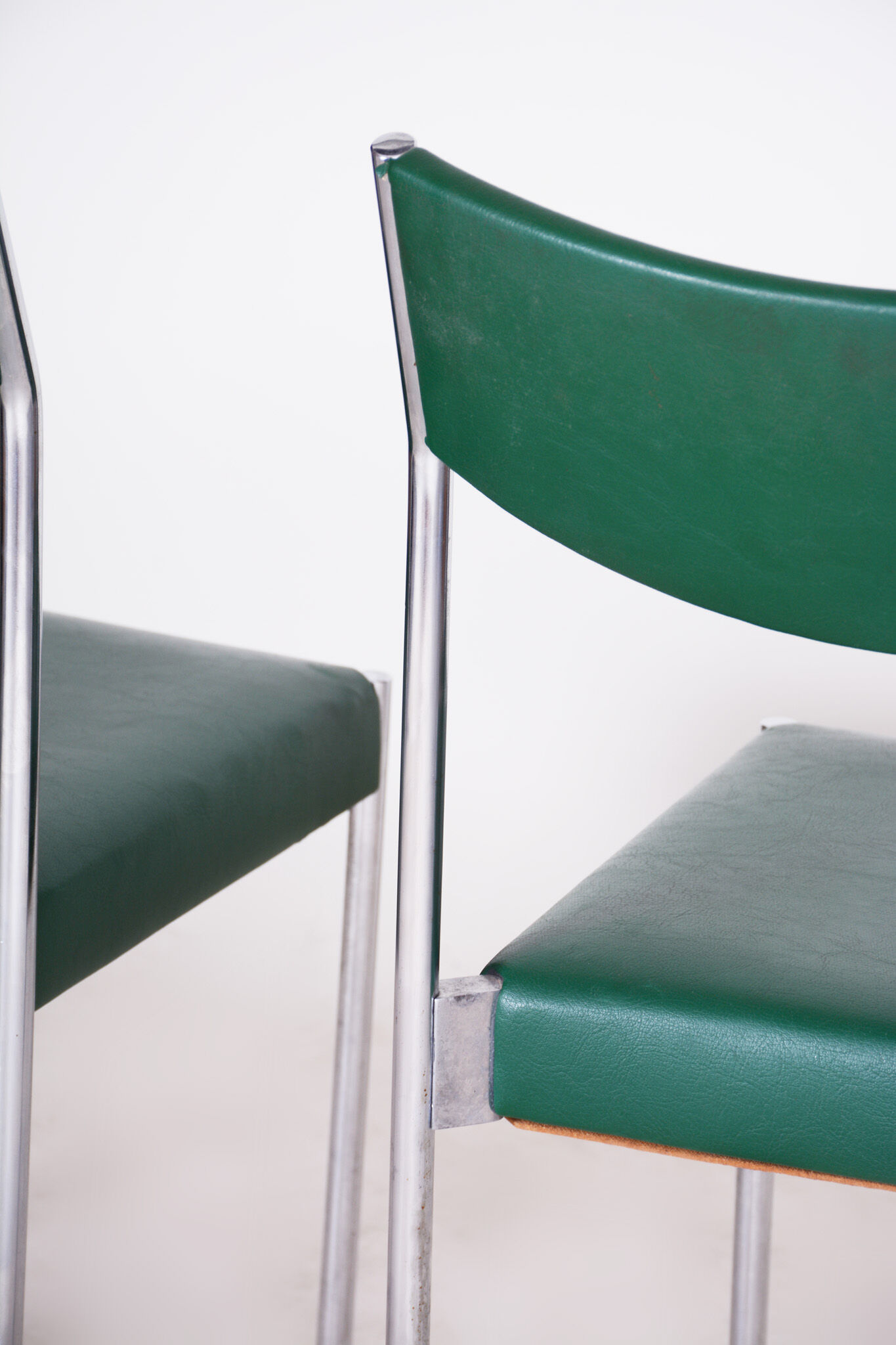 Four Mid Century Dining chairs - 1950s Central Europe