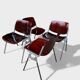Set of 4 DSC 106 chairs by G. Piretti for Castelli - Circa 1960