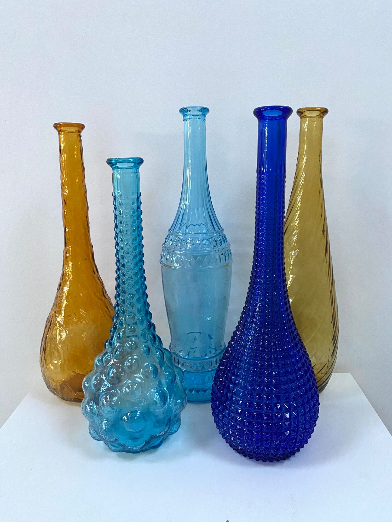 Suite de 5 carafes Empoli Italie des années 50/60