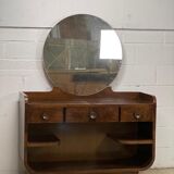 vintage art deco console /sideboard with mirror