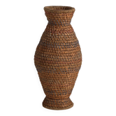 Large antique wicker vase (c.1920) #4