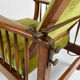 Morris armchair in beech and green velvet, United Kingdom, circa 1900