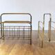 Magazines vintage brass metal door