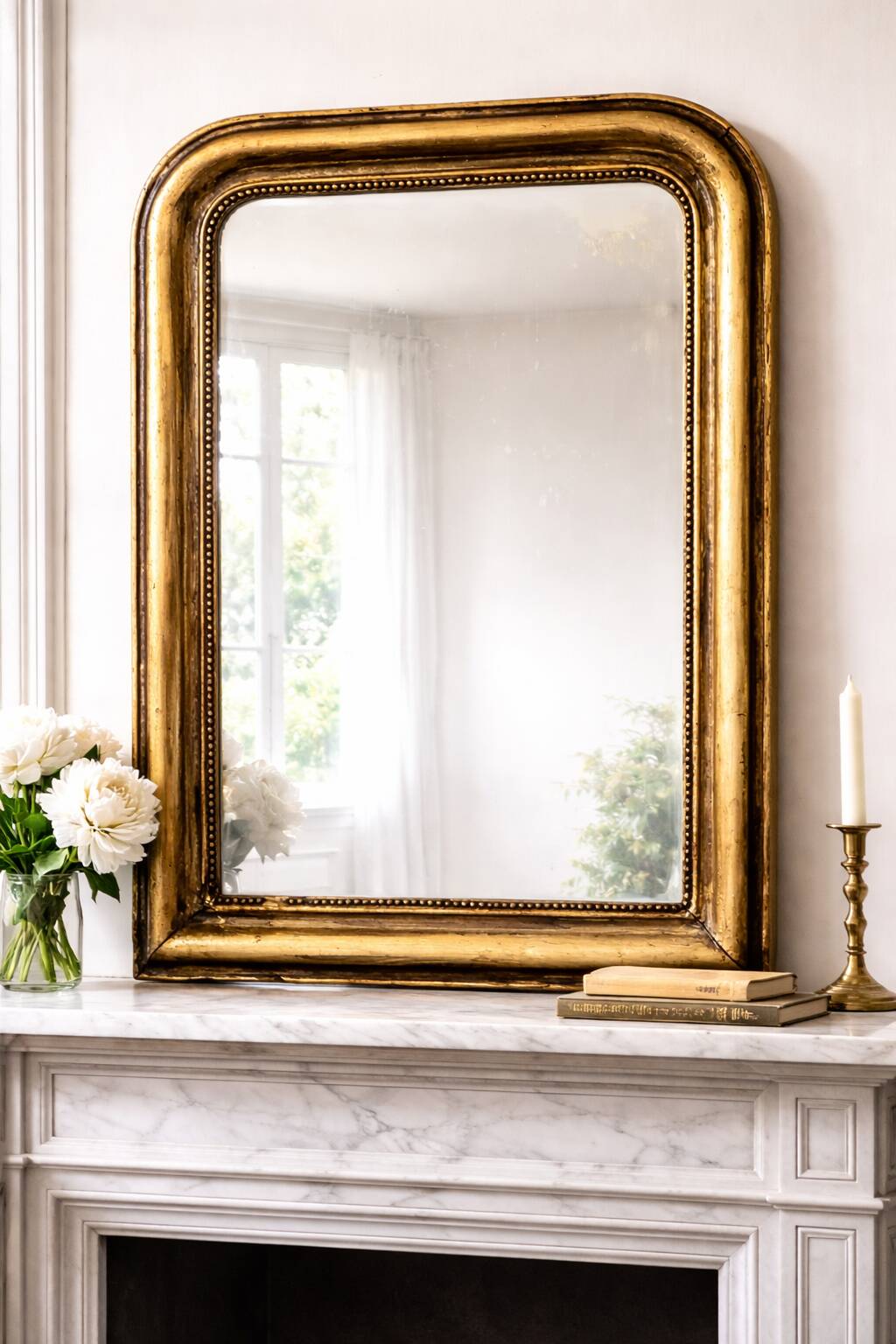 Antique Louis-Philippe mirror "Léonard"