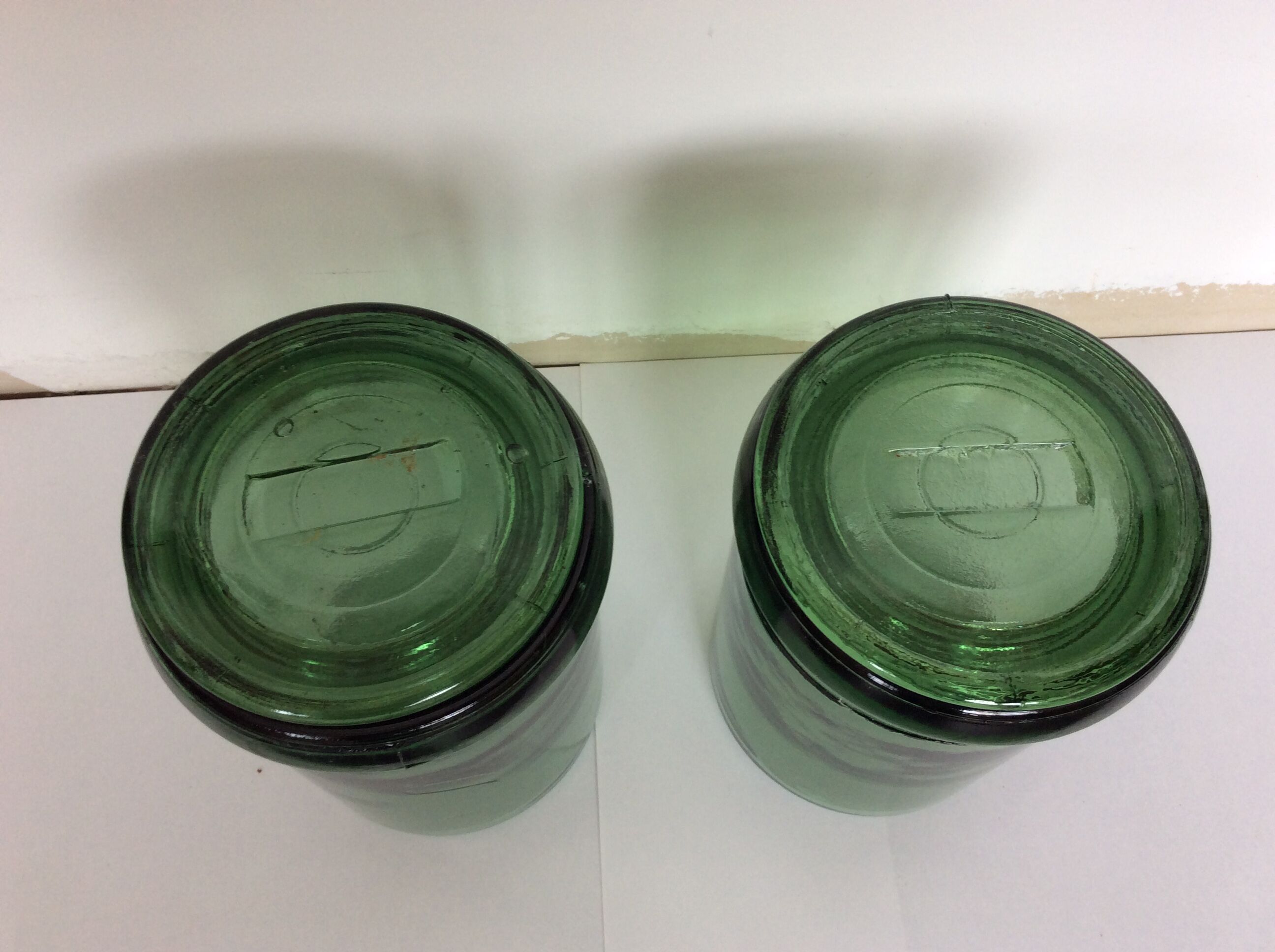 Duo of vintage jars