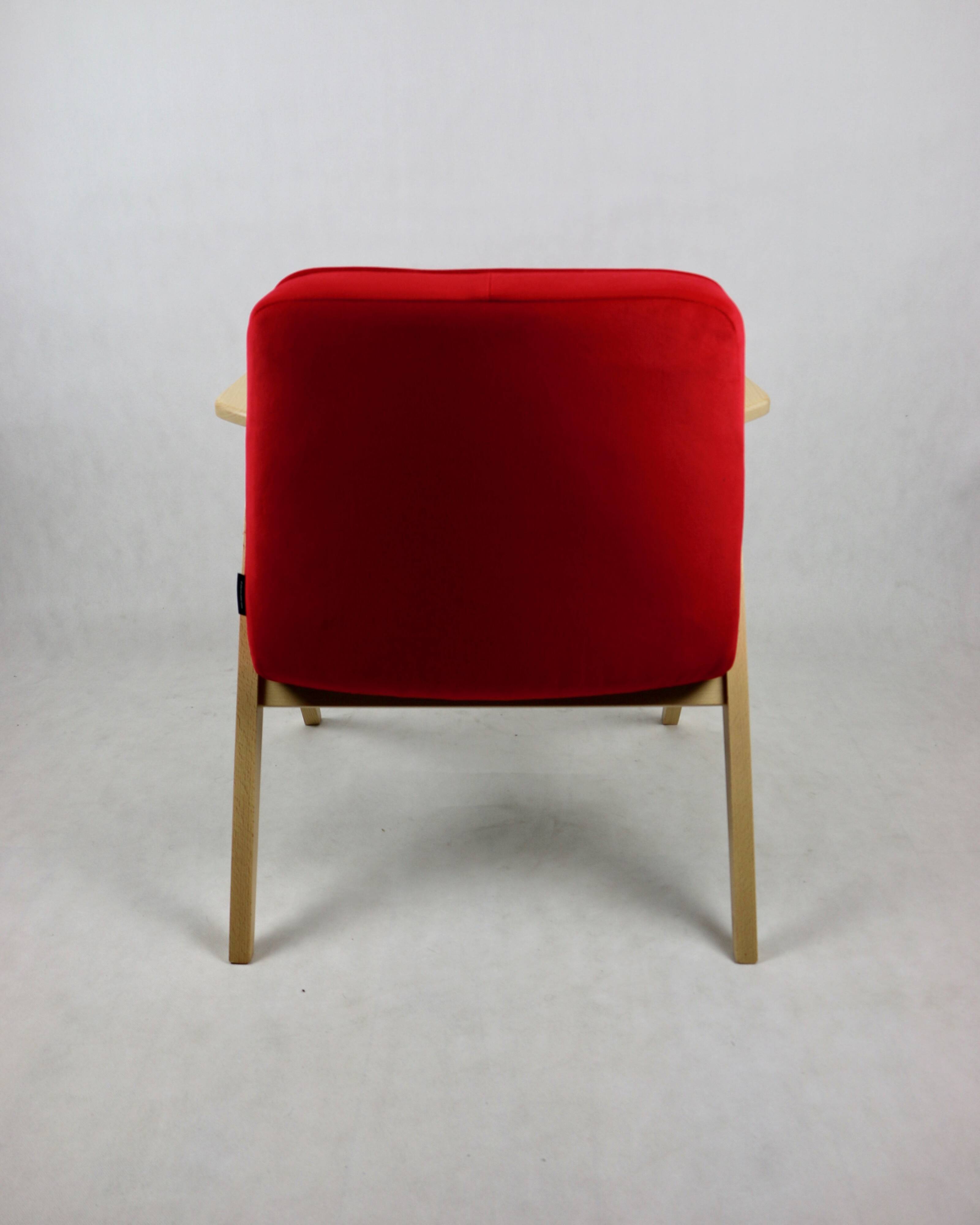 Fauteuil Red Bunny par Józef Chierowski