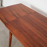 Walnut table, Danish design, 1970s, manufactured in Denmark