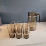 Smoked glass water service
