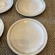 6 flat seats, Ahrenfeldt limoges, diameter 21 cm