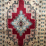 Handmade wool carpet from Pakistan
