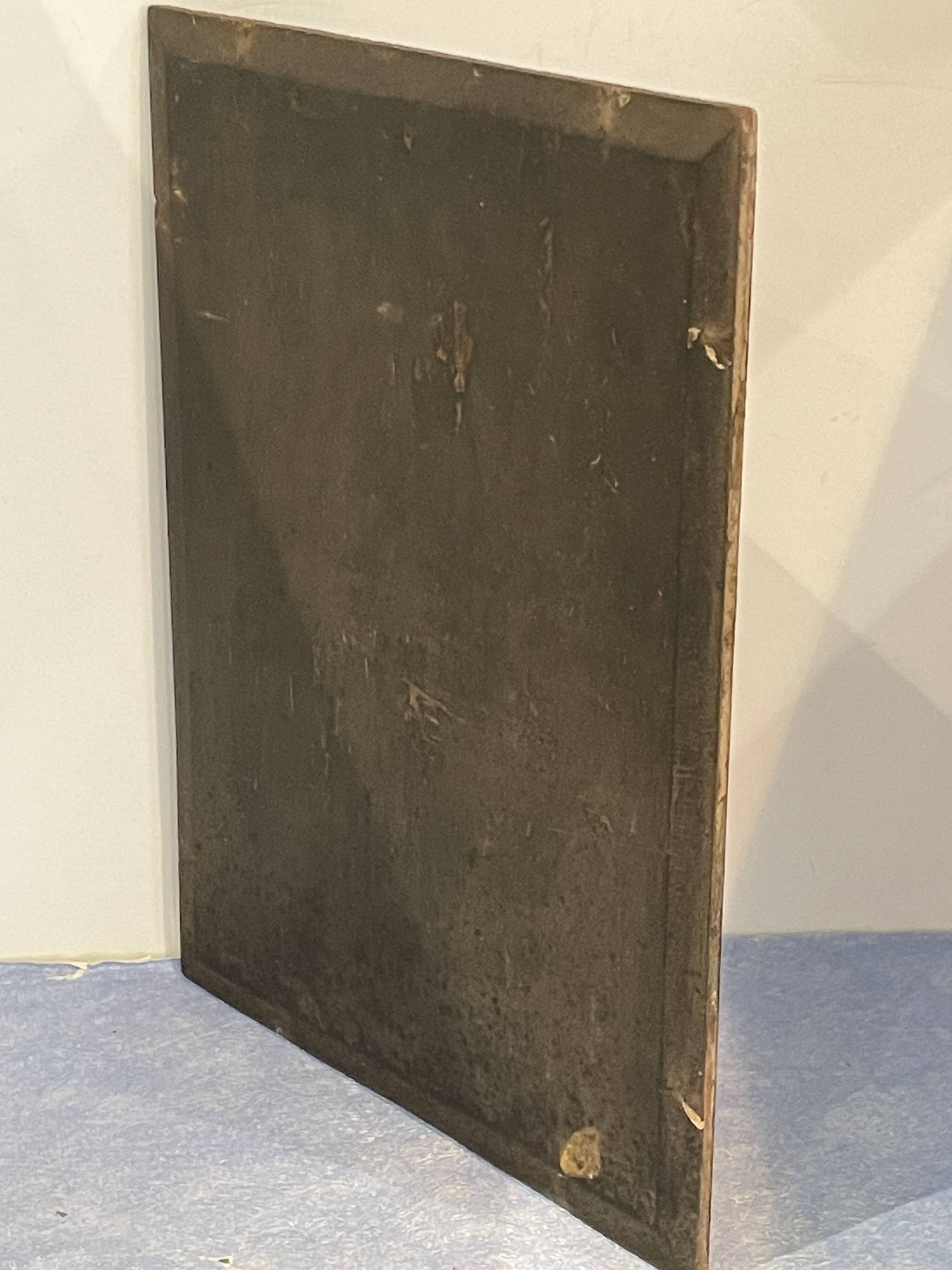 oil on panel, Red Riding Hood, unsigned, quite old-fashioned