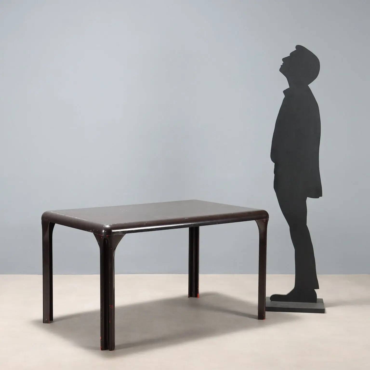 Table Artemide Stadio 120 vintage design Vico Magistretti 1970s