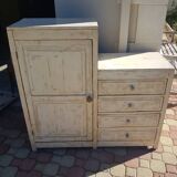 Asymmetrical vintage buffet
