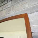 Large vintage teak mirror germany 1960