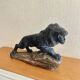 Roaring lion Art Deco signed Magioni