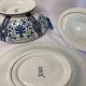 GIEN Soup and sleeping in earthenware decoration of lambrequins XXth