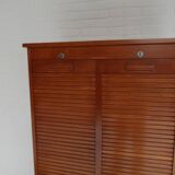 Vintage filing cabinet with roller shutters