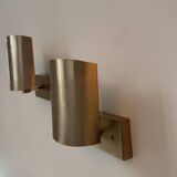 Pair of vintage adjustable wall lights, brass, SCE France 1970