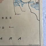 Old School Map 50/60s Algeria / Tunisia, Editions Rossignol