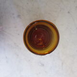Bocal en verre ambré de pharmacie