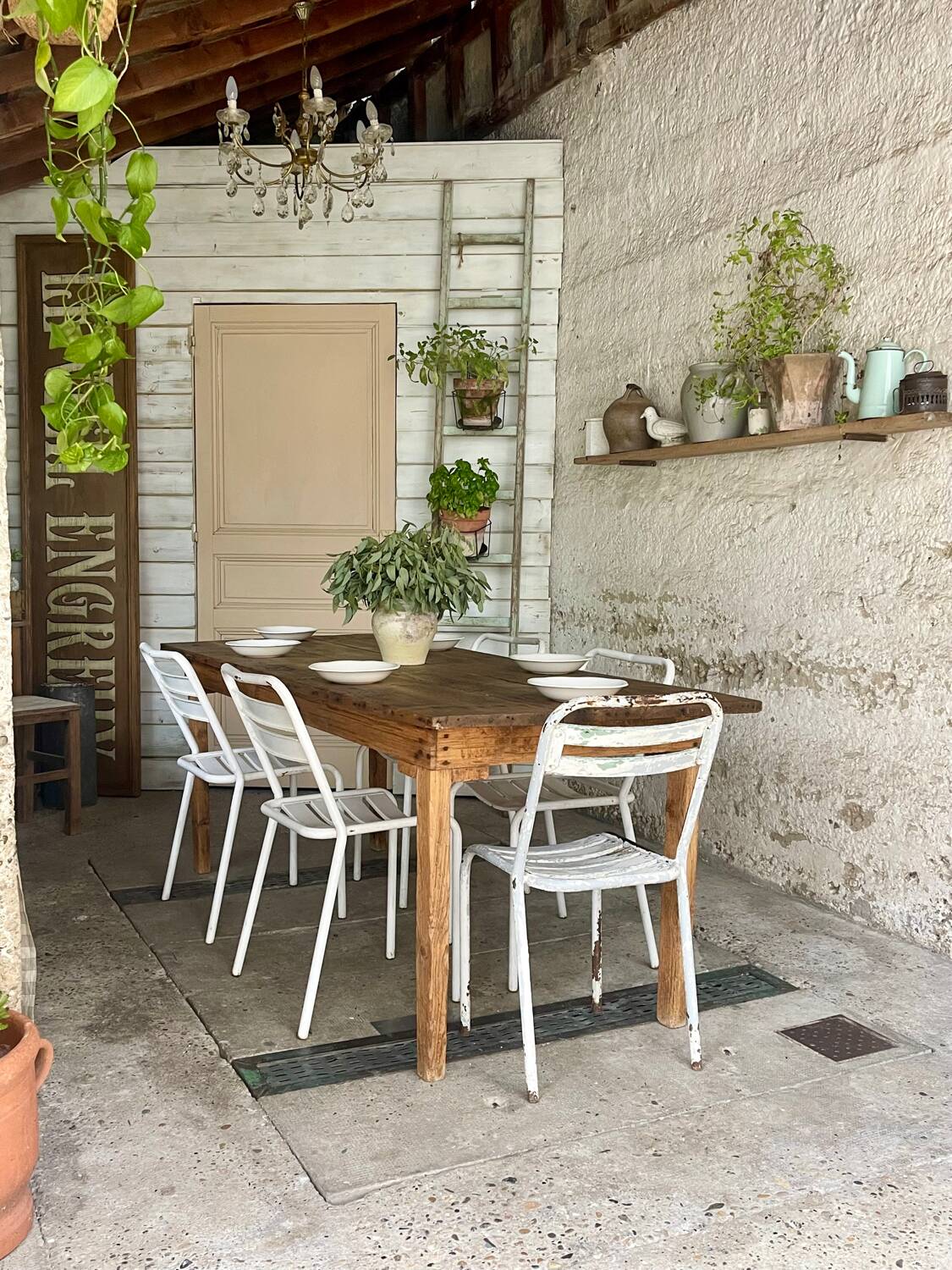 Table de ferme 6/8 personnes