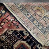 Vintage Hand-Woven Oriental Middle Eastern Zanjan Hamadan Rug, 1960s