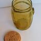 Biot bubbled glass jar