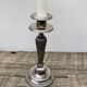 Edouadrien candlestick in old silver metal hallmarked / old candlestick