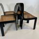 4 Pierluigi Molinari chairs