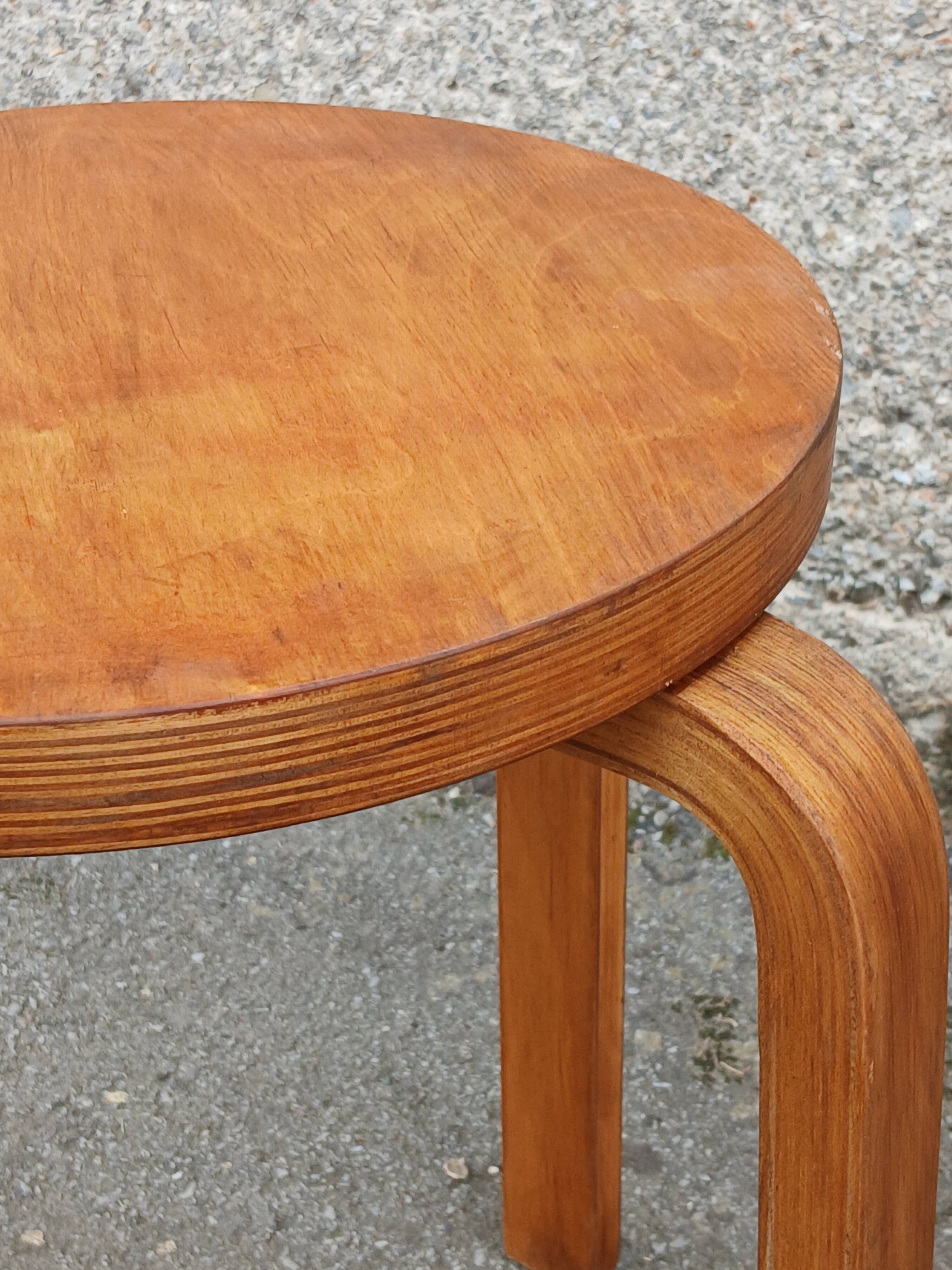 Alvar Aalto stool from the 1950s/60s