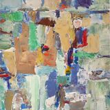 Original painting Abstract art mixed media on paper