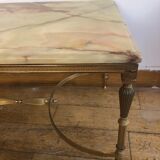 Marble onyx coffee table
