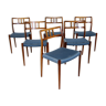 Set of 6 chairs "Model 79", Niels O Møller, Denmark, 1960