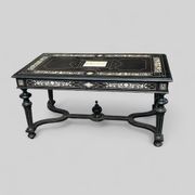 Large Italian center table or desk attributed to Ferdinand