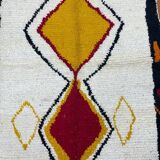 Handmade Moroccan pure wool rug, size 150 x 250 cm