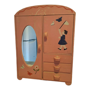 Armoire jouet poupée art déco