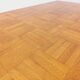 Vintage solid oak coffee table from the 70s 80s Perriand Regain Chapo style