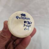 Egg cups earthenware Hb Henriot Quimper