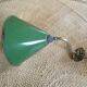 Enamelled sheet metal wall light