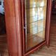 Antique illuminated Art Deco display cabinet
