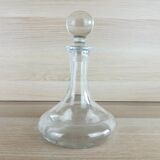 Molded glass decanter