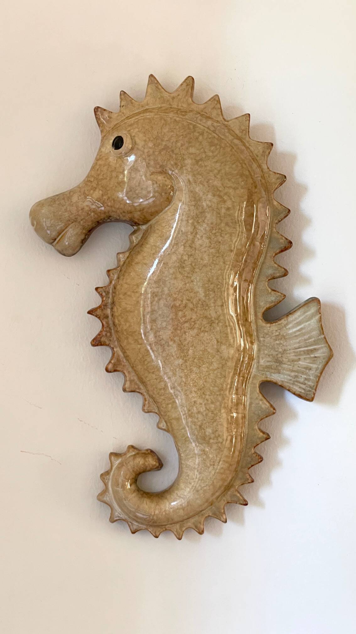 SEAHORSE Ceramic Wall Hanging VINTAGE