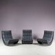 "Relaxer II" rocking chairs from the 1970s by Verner Panton for Rosenthal, Germany.