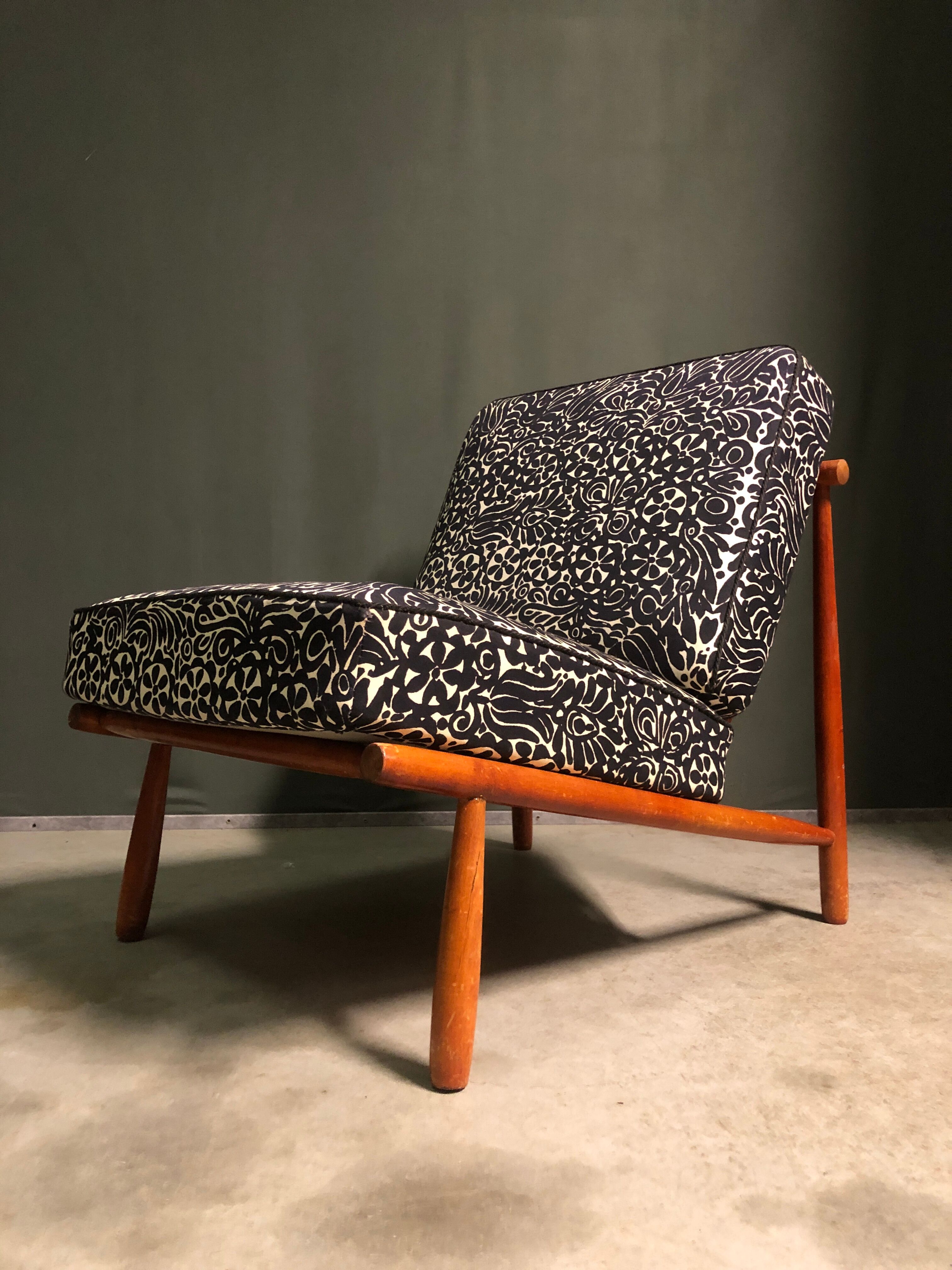 2 x Alf Svensson Domus 1 armchairs for Dux, 1950's