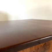 Table d'appoint carré en acajou 1970